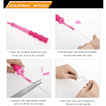 Miniatyrbilde 4 av 5: Hopprep Beaded Hopprep, hopprep Justerbar for voksne Pink soft beads