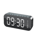 Miniatyrbilde 3 av 4: Multifunksjonell LED digital vekkerklokke og Bluetooth-høyttaler red