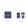 Miniatyrbilde 5 av 5: Peis Juletre Dusjgardin Gulvmatte Teppe Fire deler Polyester 3D Digital Printing,SD4,