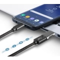 Pikkukuva 4 / 5: Type-C-USB3.0-naarassovitin, USB2.0-USB-C-matkapuhelinsovitin, sovitin ((sinkkiseos) C-naaras-USB2.0-uros (hopea)),
