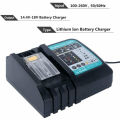 Miniatyrbillede 2 af 5: 3A DC18RC erstatnings Li-Ion oplader til Makita 14,4V~18V BL1830 BL1840 BL1850 BL1815 BL1430 LXT400 EU lynoplader