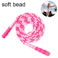Miniatyrbillede 2 af 5: Hopprep Beaded Hopprep, hopprep Justerbar for voksne Pink soft beads