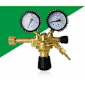 Miniatyrbilde 1 av 4: Universal Argon CO2 trykkreduksjonsventil, gasssveiseregulator med dobbel gauge messing MIG/MAG-sveising for all commo