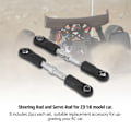 Miniatyrbilde 2 av 8: ZD 6050 kulehode styrestang 1:16 modellbil universell (lengde 45±3mm topakning)