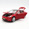 Pikkukuva 1 / 2: 1: 32 Tesla Model Xs -metalliseosautomalli gules