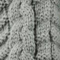 Miniatyrbilde 5 av 5: Vinter Warm Knit Fingerless Hansker Hand Heklet Tommelhull Arm Warmers votter Light Gray*Khaki Color