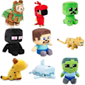 Pikkukuva 2 / 2: Minecraft Uusi Dolphin Steve Game Oheislaite pehmolelunukke 22cm S