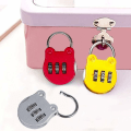 Miniatyrbilde 5 av 5: (Sort+Grå+Hvit+Rosa+Blå+Gul) Bagasjelås med nummerkombinasjonshengelås