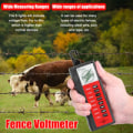 Miniatyrbillede 4 af 5: 1000V-8000V 8LED lys Bærbar digital hegnstester Hjemmehave Hest Husdyr Elektrisk hegn Voltmeter
