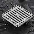 Miniatyrbillede 1 af 5: Gulvafløbsbalje Rustfrit stål Aftageligt afløbsdæksel til badeværelse Brusebad Firkantet toilet Havesi Rustfast 1