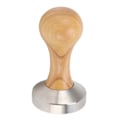 Miniatyrbilde 4 av 8: Multifunksjonell 304 rustfritt stål kaffetamper med flat base - 51 mm (2,01 tommer) bønnepressehammer for kaffe brygging 51mm