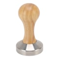Miniatyrbilde 2 av 8: Multifunksjonell 304 rustfritt stål kaffetamper med flat base - 51 mm (2,01 tommer) bønnepressehammer for kaffe brygging 51mm