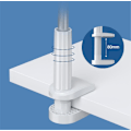 Miniatyrbild 3 av 5: Lazy Bracket Flexibel Arm Tabletter Och Mobiltelefon Mount Plain white
