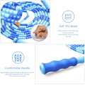 Miniatyrbilde 3 av 5: Hopprep Beaded Hopprep, hopprep Justerbar for voksne Blue soft beads
