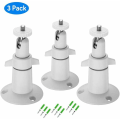 Miniatyrbilde 1 av 3: 3pcs502# hvit aluminiumslegering overvåkingsbrakett base hardware tilbehør,