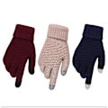 Miniatyrbild 2 av 2: Vinter Touch Screen Handskar Tjocka Varma Stickade Stretch Handskar Imitation Ull Full Finger Utomhus Skid Handskar