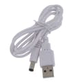 Miniatyrbillede 1 af 5: USB 2.0 A-type han til 5,5x2,5 mm DC 5V strømstik USB DC5V ladekabel 1m[ht] 1m