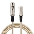 Miniatyrbillede 3 af 8: 3-polet XLR Han til XLR Hun Mikrofonkabel - 5 Meter (16,4 Fod) Lydledning 5m
