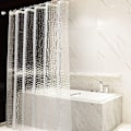 Miniatyrbillede 1 af 5: 3D Water Cube Advanced bruseforhængssæt (B180*H180cm),