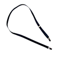 Miniatyrbillede 2 af 2: CTM Kids' elastiske 1/2 tomme justerbare vanteclips i ét stykke (2 pakke) Navy one size
