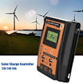 Miniatyrbillede 2 af 5: Solar Charge Controller Solpanel Batteriregulator Dobbelt USB LCD-skærm 12V/24V 30A50A MPPT(30A)