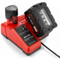 Miniatyrbillede 4 af 5: M12-18C Li-Ion batterioplader til Milwaukee 12V 14,4V 18V C1418C 48-11-1815/1828/1840 M18 M14 M12 lithiumbatteri