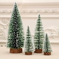 Miniatyrbild 2 av 5: Julgran, minijulgran och 1 meter varmgul humörljus 20cm LYCXAMES