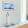 Miniatyrbillede 3 af 5: Hamp Rope Style Creative Wall Decor Toiletrulleholder Perforeret badeværelse toilethåndklæde eller bruseforhæng