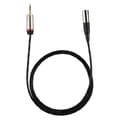 3,5 mm han til Mini XLR 3-benet han lydkabeladapter til kamerafotoudstyr 1 meter