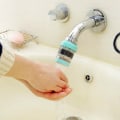 Miniatyrbillede 5 af 5: Vand Filter Vandhane Filter med Sten Vand Filter Vandhane Forlænger Filter, Blå, Køkken Badeværelse Vandhane Vandfilter Maifan Stone Filter,