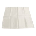 Miniatyrbilde 4 av 8: HT 24 stk firkantede satengservietter 17x17 tommer myke og blanke servietter til bryllup, fester og seremonier i hvit farge. White