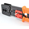 Miniatyrbilde 5 av 5: RJ45 krympeverktøy for RJ11/RJ12 nettverks- og telefonkabler - 3-i-1 modulært telekompresseverktøy nettverkskabeltang