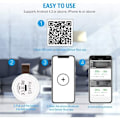 Miniatyrbillede 5 af 5: Bluetooth indendørs hygrometer termometer, mini indendørs termometer, temperaturovervågningssensor, digitalt hygrometer til Hom
