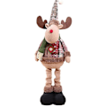 Miniatyrbillede 1 af 5: Juledukke Snemand Elgdyr Julepynt