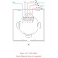 Miniatyrbillede 5 af 5: Sonoff T2 US 3C med smart wall touch switch i smart home stemmestyring