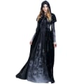 Pikkukuva 2 / 5: Goottilainen puku Halloween noitaroolimekko XL