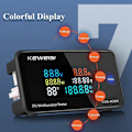 Miniatyrbillede 2 af 5: 0-200V 100A DC Digital Display Spænding og Strøm Måler Farveskærm Strøm Temperatur Tester Timer