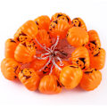 Pikkukuva 1 / 3: Pumpkin Blow Molded Pumpkin String Lights (6 cm iso kurpitsa) [Kahdeksan tilan aurinkomalli] 7m 50 Lights