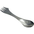 Miniatyrbillede 4 af 4: Pc 3 i 1 titanium gaffel ske Spork bestik redskab Combo udendørs madlavning Picn