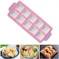 Miniatyrbillede 1 af 5: Italiensk dumpling form 10PC firkantet italiensk husholdnings dumpling skin skimmel dumpling artefakt wonton form