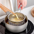 Miniatyrbillede 5 af 5: Rund 19,8 CM Friturekurv i 304 Rustfrit Stål med Håndtag til Pommes Frites, Løgringe og Kylling