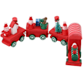 Miniatyrbilde 3 av 5: Juletog (rødt 4-delt rundt hode),