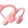Pikkukuva 3 / 3: Bone Conduction Bluetooth -kuulokkeet 5.0 korvaan kiinnitettävät vedenpitävät langattomat kuulokkeet (Cherry Blossom Powder)
