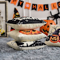 Miniatyrbillede 5 af 5: 4 stk Halloween græskar pudebetræk til sovesofa bil