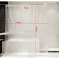 Miniatyrbillede 2 af 5: 3D Water Cube Advanced bruseforhængssæt (B180*H180cm),