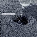 Miniatyrbillede 3 af 5: Bademåtte Absorberende skridsikker Ekstra tyk Badeværelsesbrusegulvmåtte Chenille Kan maskinvaskes (grå, 40_x_60_cm)