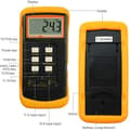 Miniatyrbilde 5 av 5: Type K digitalt termometer, 1300°C – 4 termoelementer i rustfritt stål – Rekkevidde -50 til 1300°C – 5-sifret LCD-skjerm
