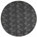 Pikkukuva 4 / 5: Nykyaikainen matto 120 x 120 cm liukumaton langan korkeus 6 mm keltainen