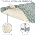 Miniatyrbillede 5 af 5: 40*60CM Pink Badeværelsesgulvmåtte Absorberende Pebble Pude Maskinvaskbar Badeværelsesmåtte
