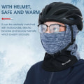 Miniatyrbild 4 av 5: Senhöst Vinter Cap Ansiktsvärmare Utomhussport Tillbehör Cykel Nack- och ansiktsvärmare Andas Skidcykel Löpning
